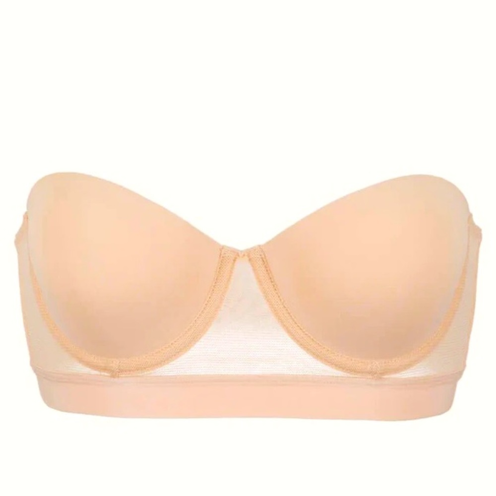 NWOT Lively Smooth Strapless Size 34C in Toasted Almond (includes straps!)